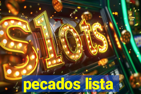 pecados lista